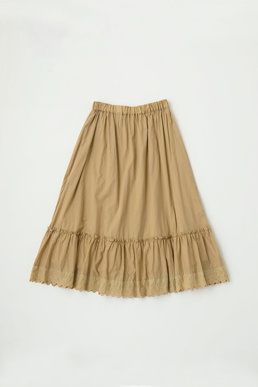 ほのかな光 スカート(khaki / Long )