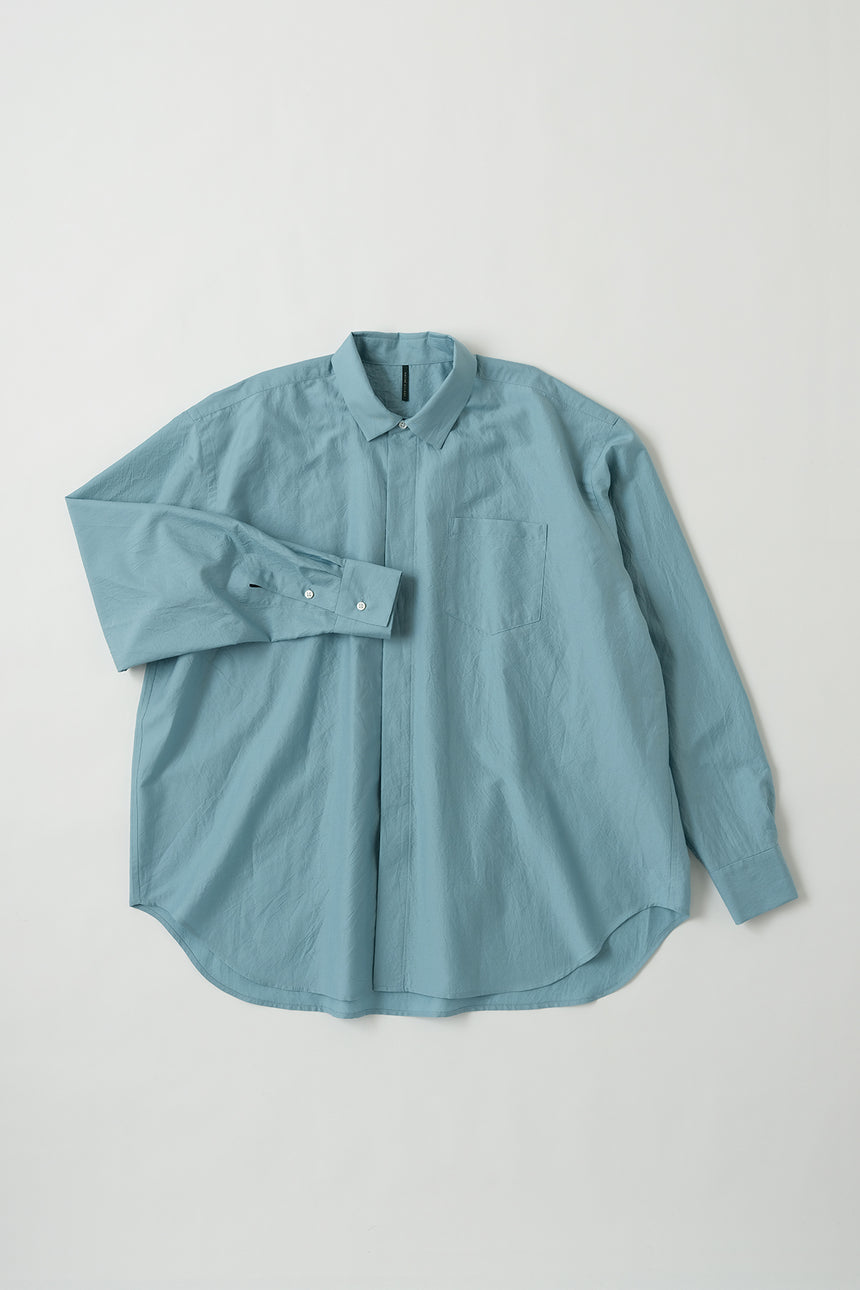 No.02/Smooth faille 襟シャツ