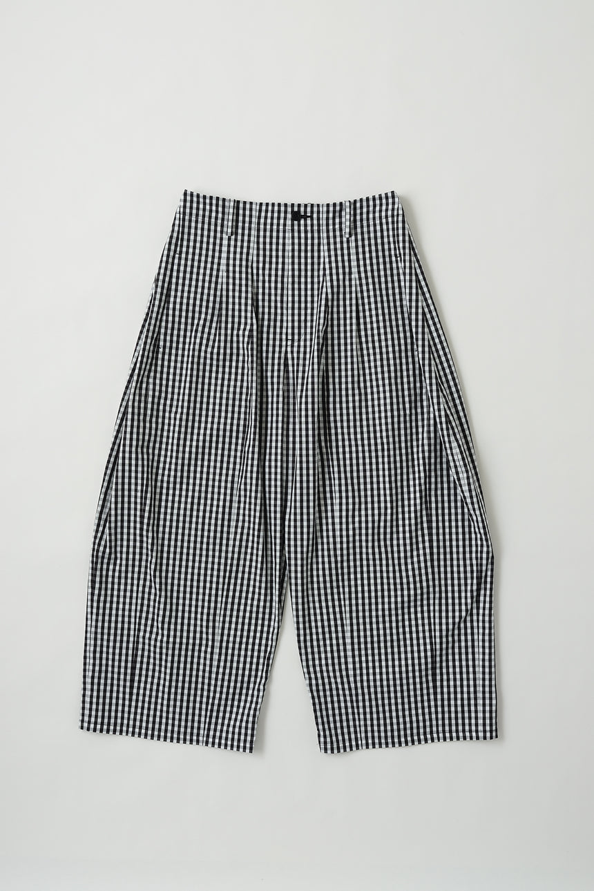 No.01/Gingham ダーツパンツ