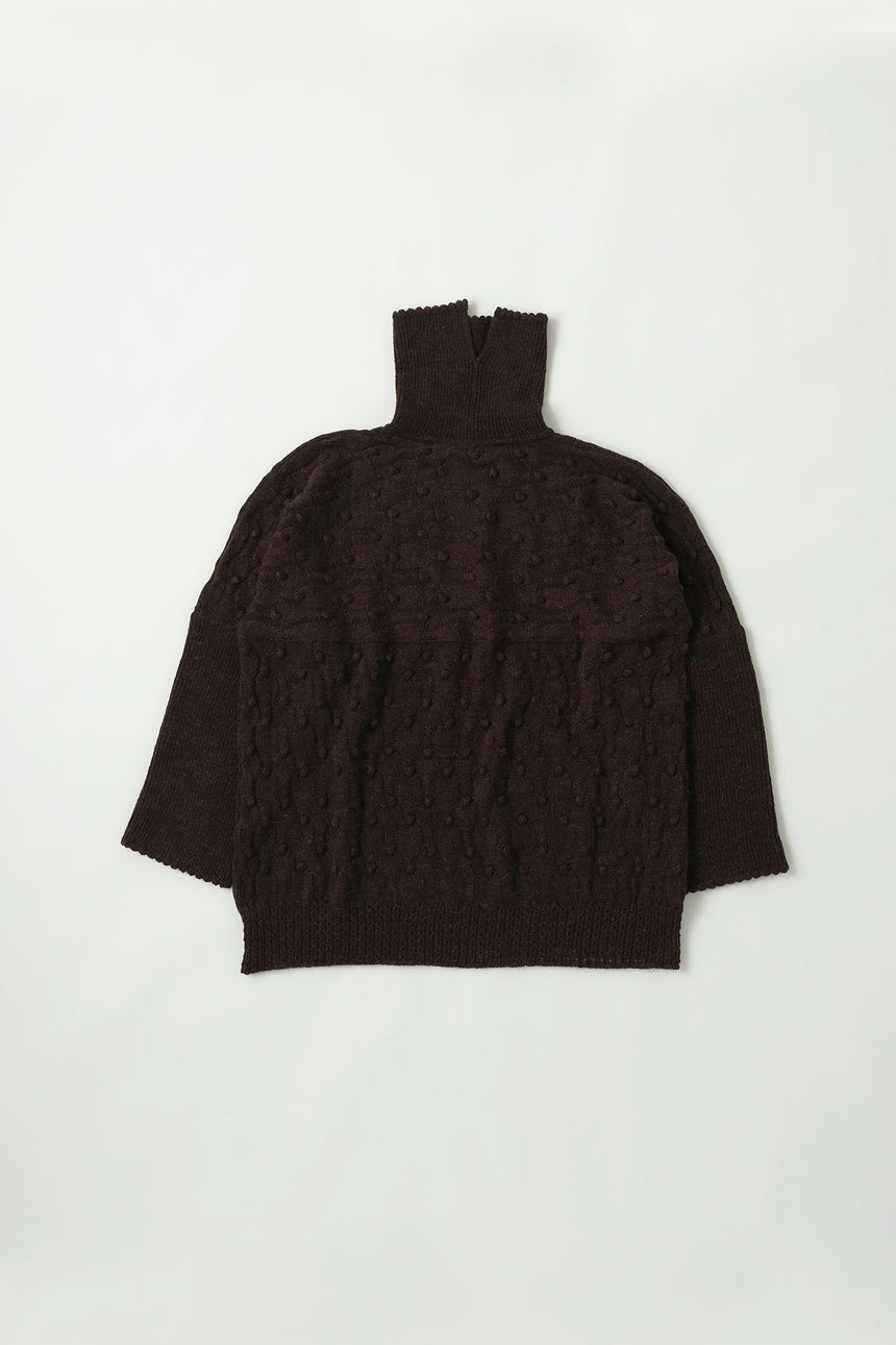 No.10/Various knits タートル プルセーター