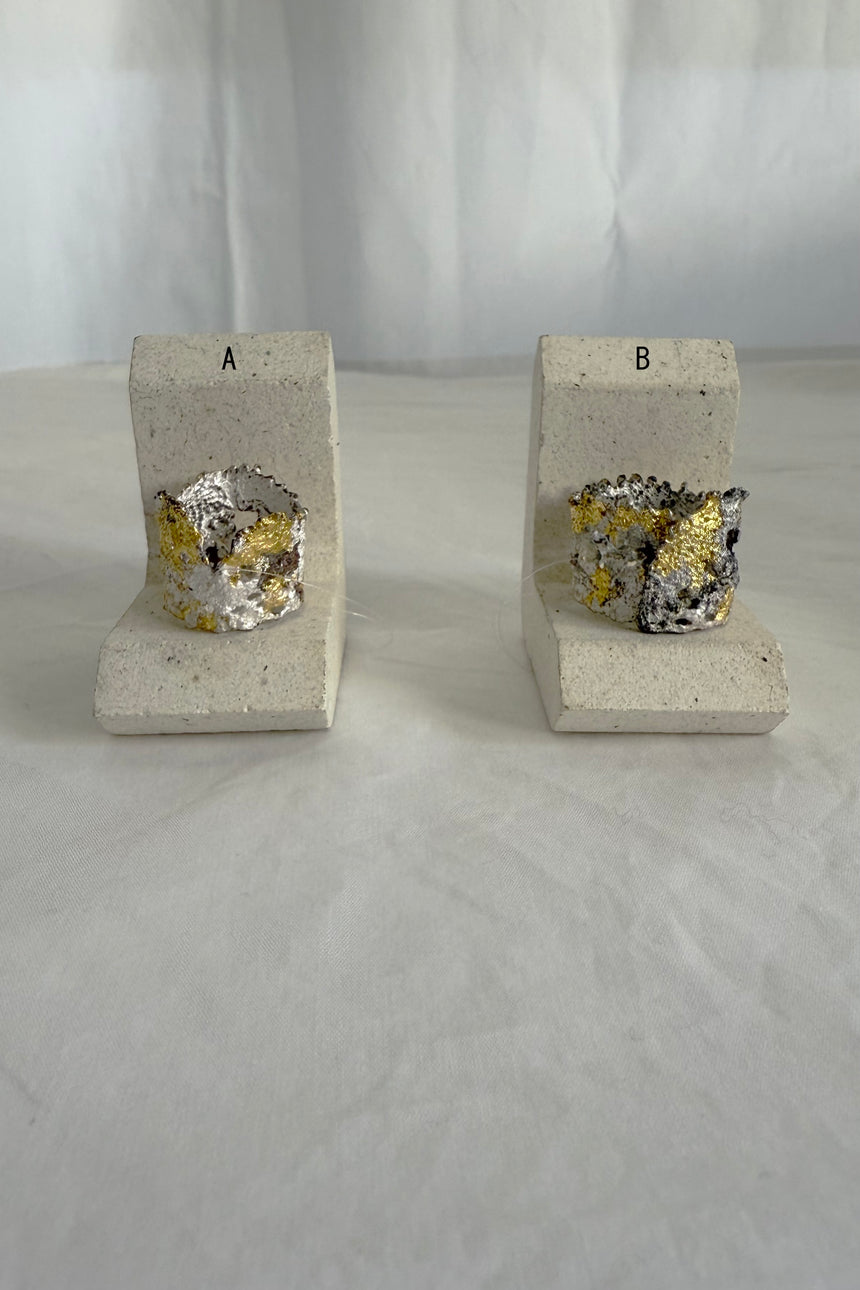 【jona × GASA*】 re-lace ring_白 (M)