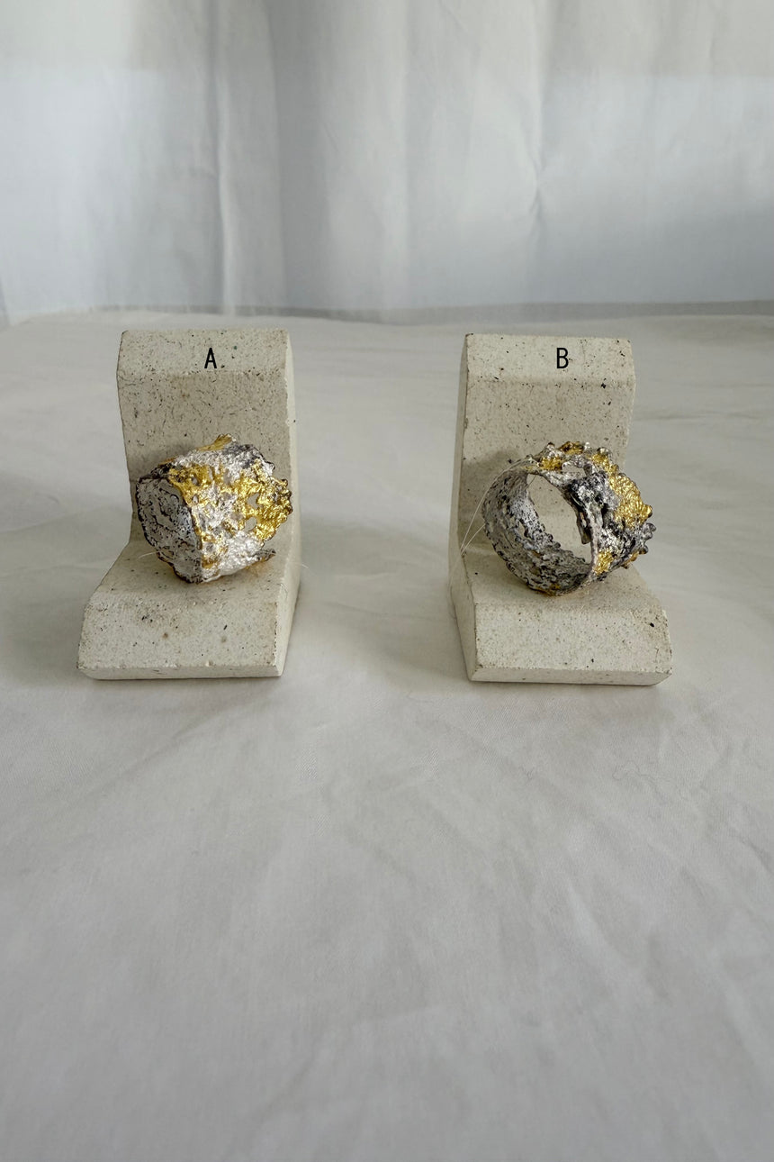 【jona × GASA*】 re-lace ring_白 (M)