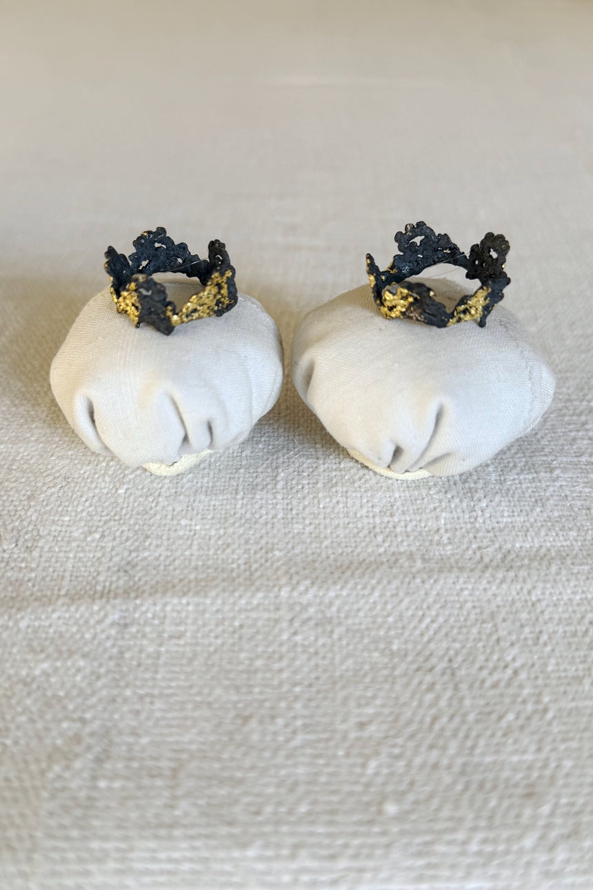 【jona × GASA*】 re-lace fragment ring_黒