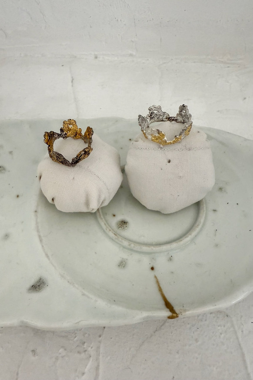 【jona × GASA*】 re-lace fragment ring_白