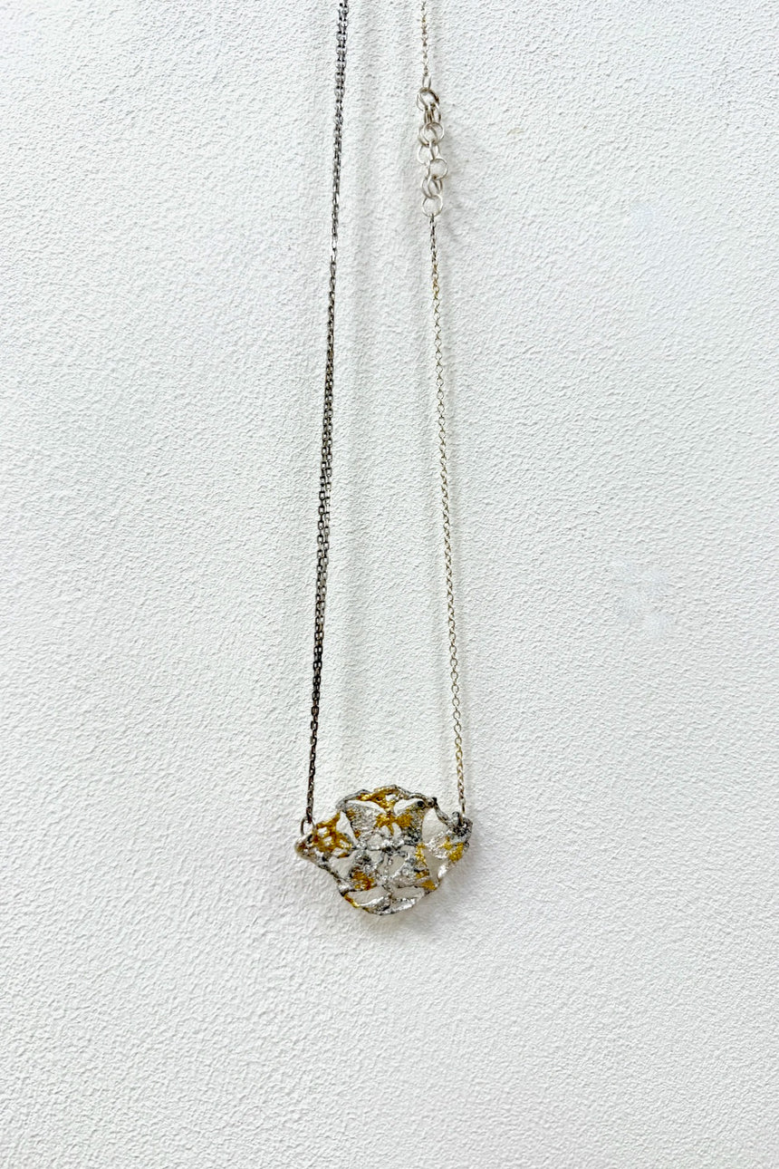 【jona × GASA*】 re-lace necklace_白(B)