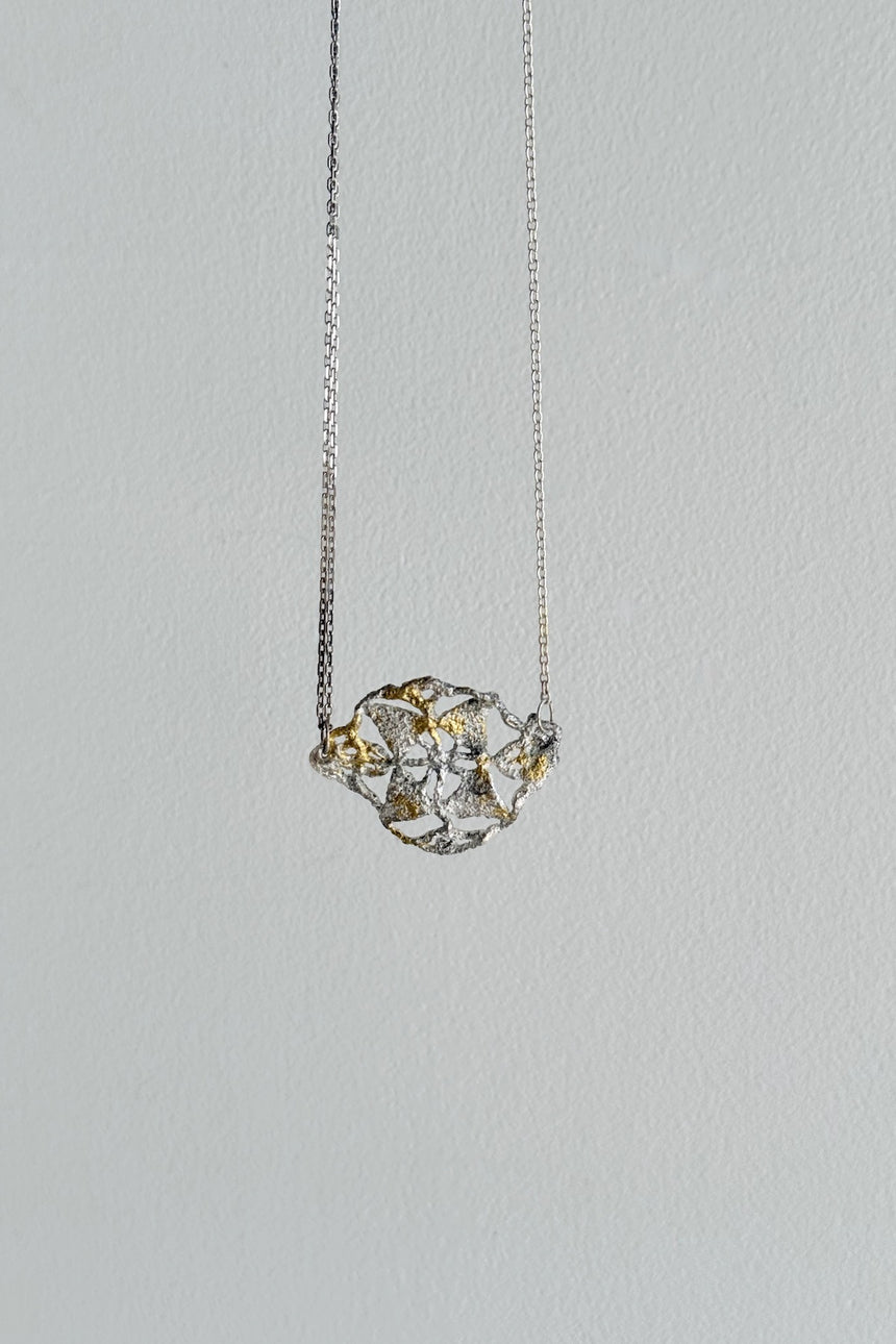 【jona × GASA*】 re-lace necklace_白(B)