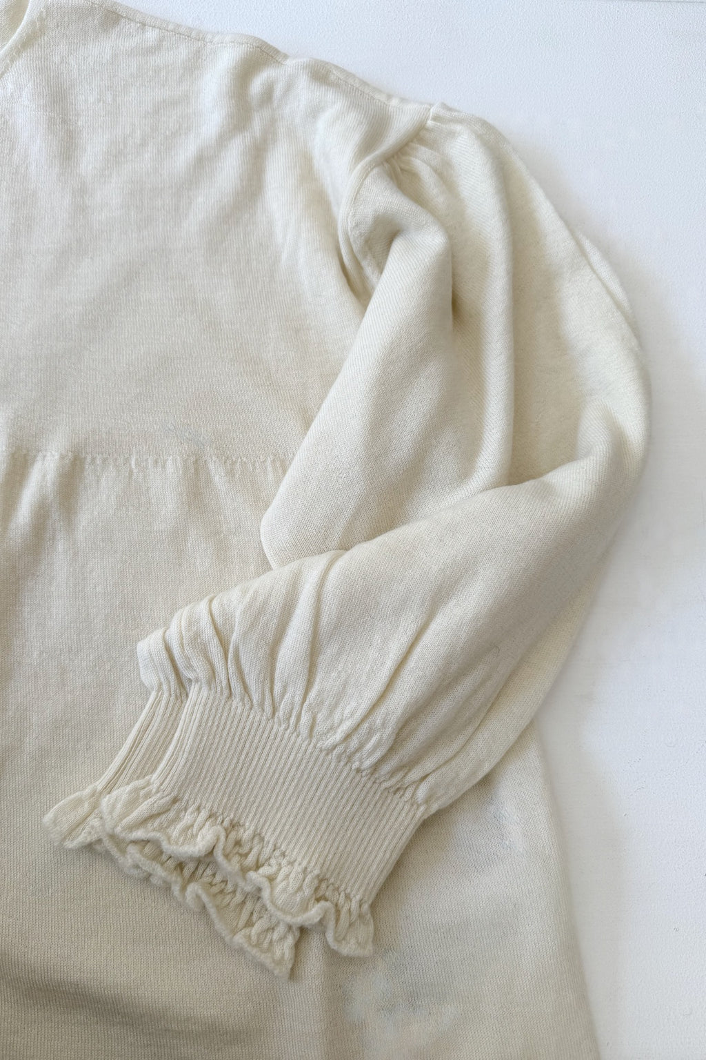 存在すること ギャザースリーブセーター – GASA＊online store