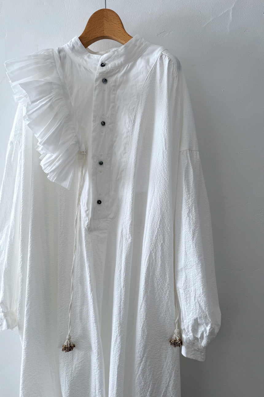 日日夜夜:Nichinichiyaya 刺繍ロングチュニック