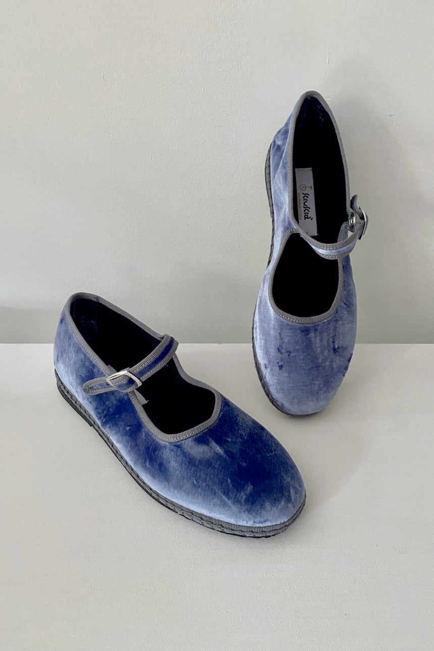 【Sciuscià】ワンストラップシューズ(CORNFLOWER)SIZE:39
