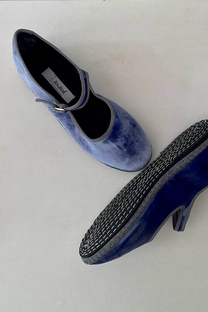 【Sciuscià】ワンストラップシューズ(CORNFLOWER)SIZE:39