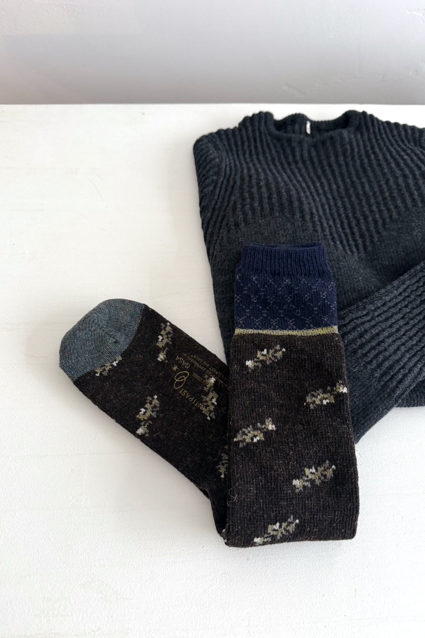 ANTIPAST×GASA* 山の花ソックス