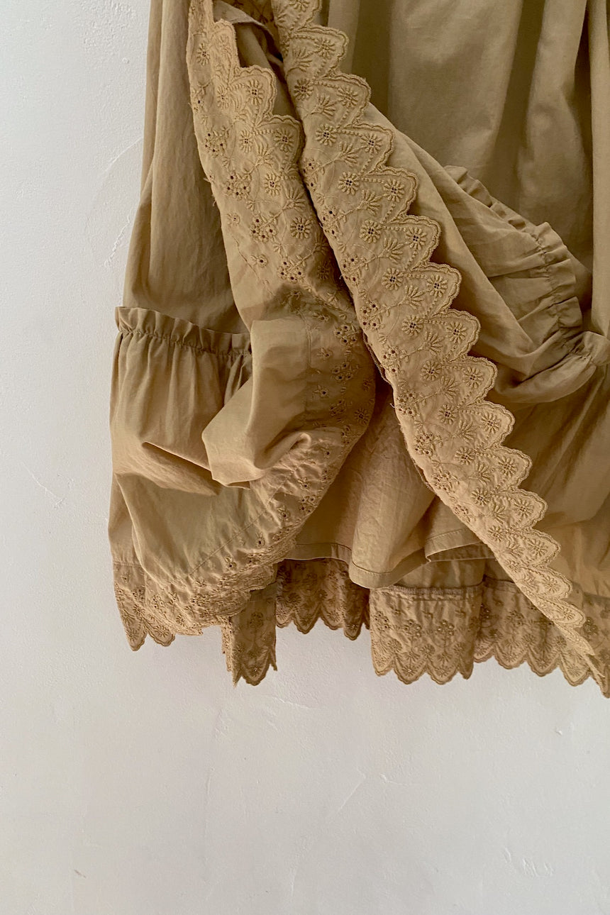 ほのかな光 スカート(khaki / Long )
