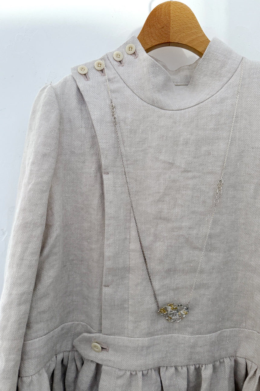 【jona × GASA*】 re-lace necklace_白(B)