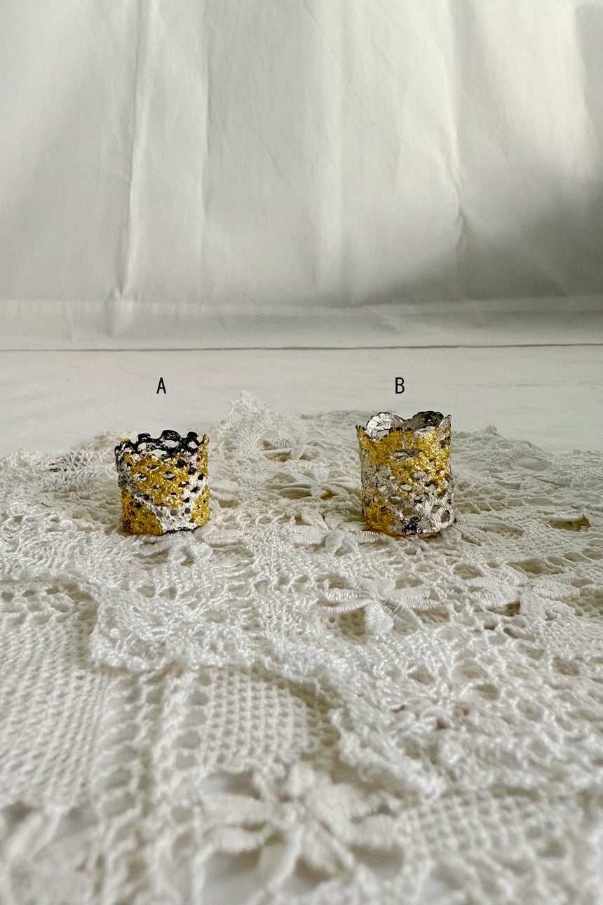 【jona × GASA*】 ripples ring_白 (M)