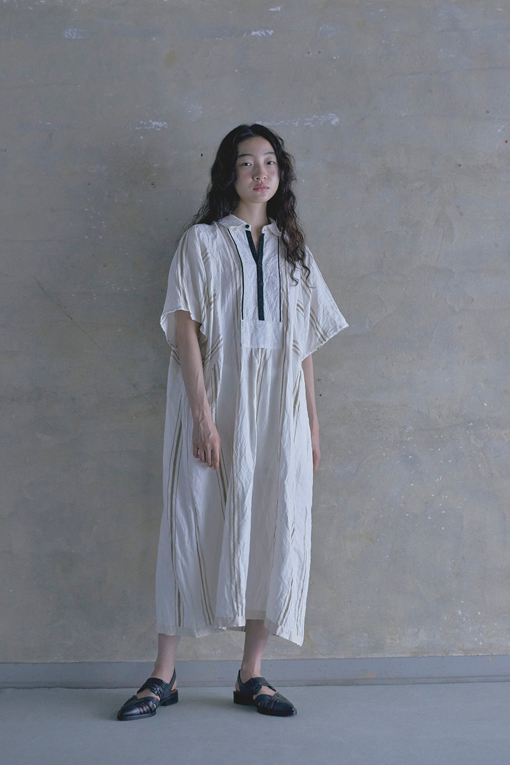 No.03/Ratine stripe シャツワンピース – GASA＊online store