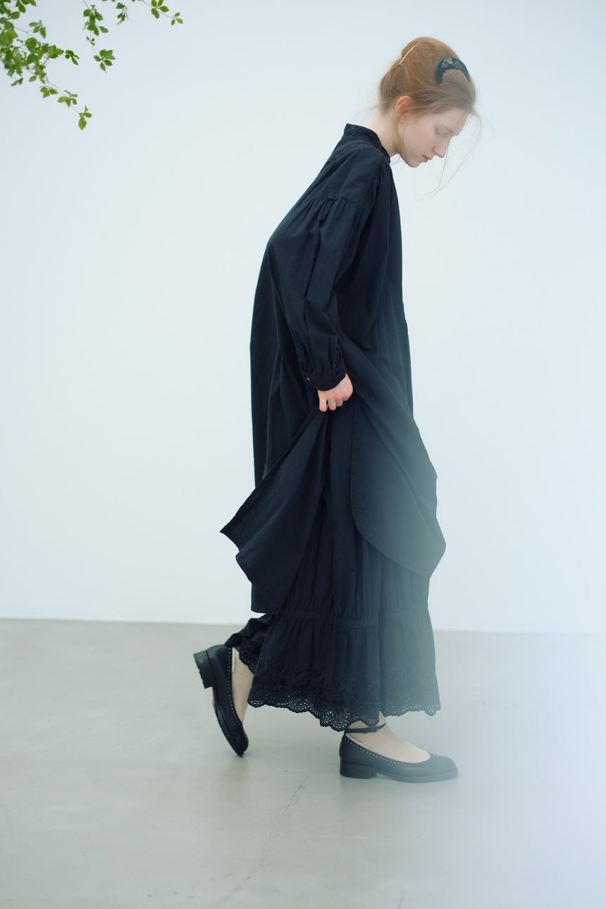 日日夜夜:Nichinichiyaya 刺繍ロングチュニック