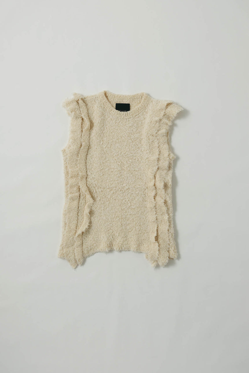 No.09/Frill knit  フリルベスト