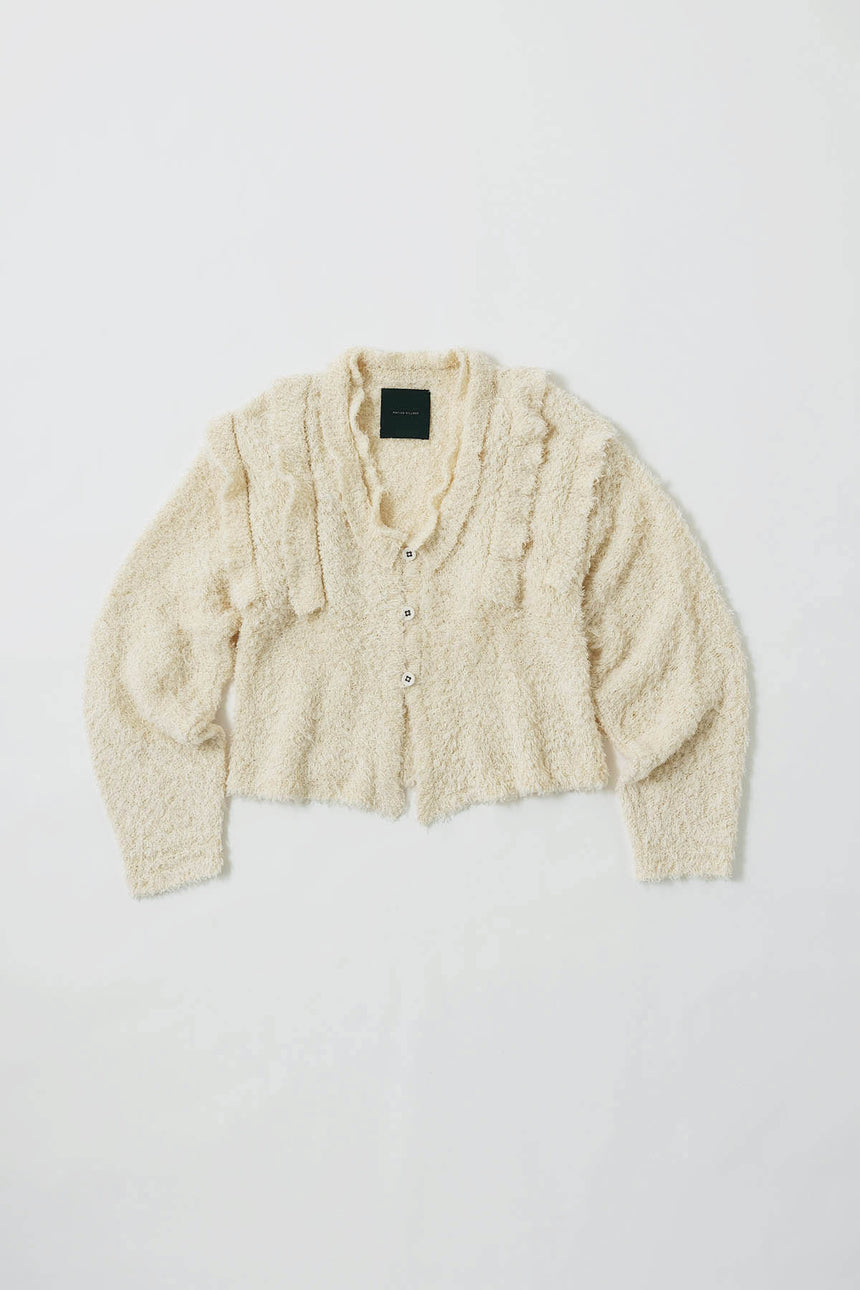 No.09/Frill knit  フリルカーディガン