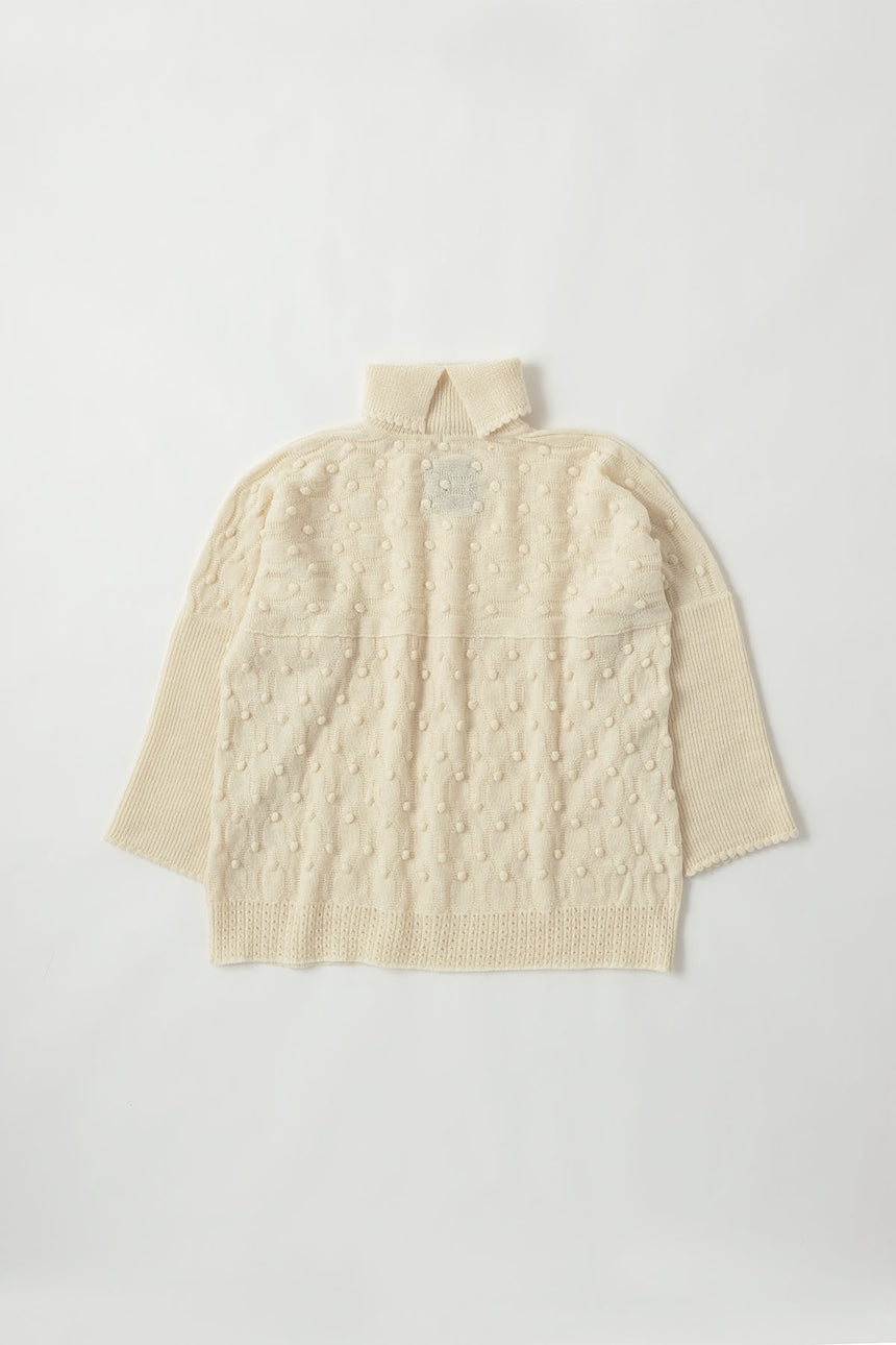 No.10/Various knits タートル プルセーター