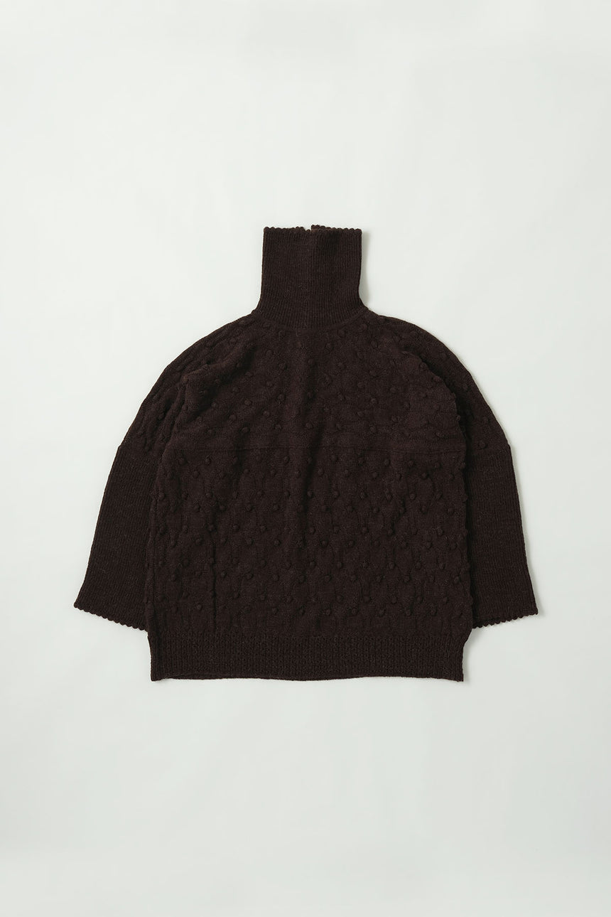 No.10/Various knits タートル プルセーター