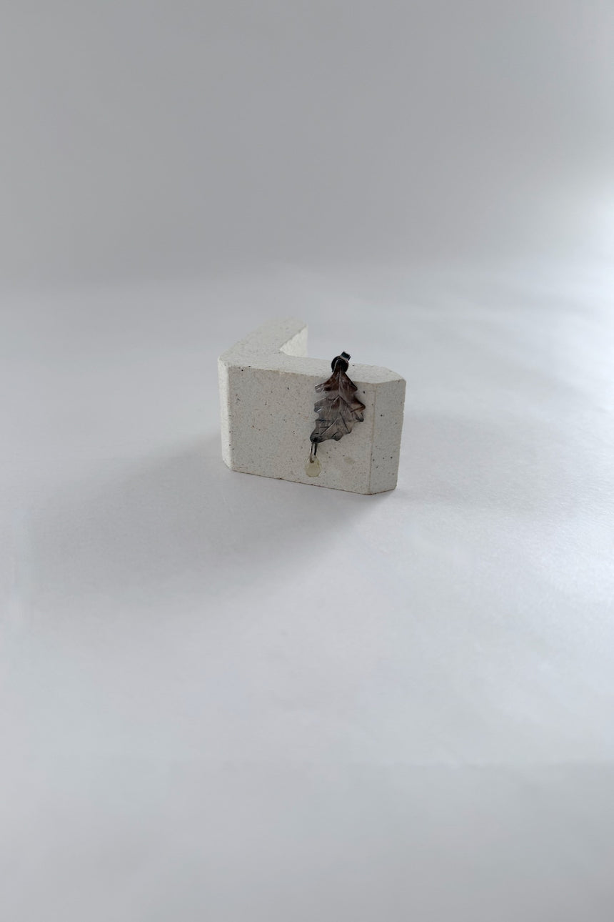 【天野ミサ】片耳ピアス「葉」