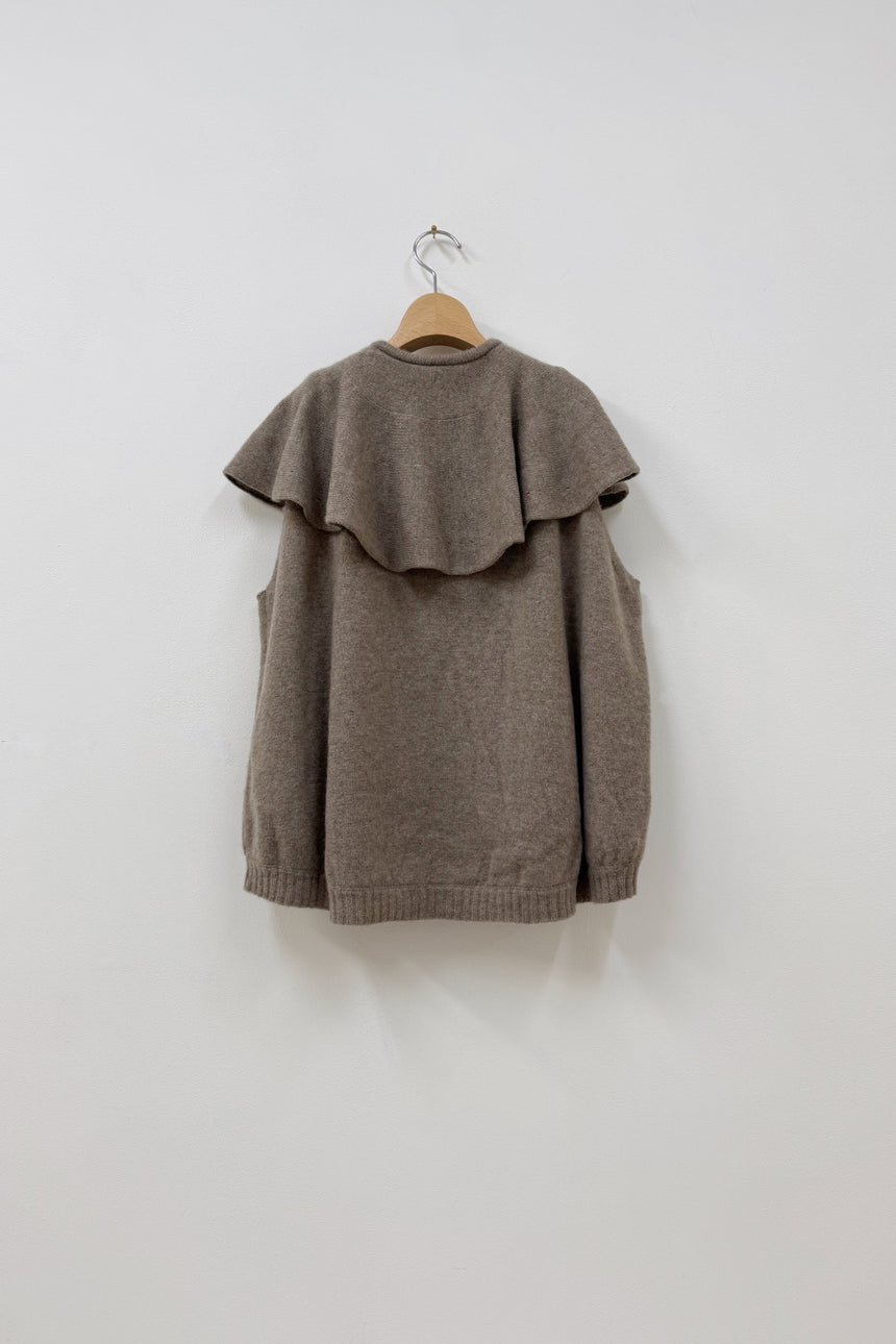 静寂 :  Shijima　ニットケープベスト