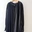 白く透ける玉    ギャザーチュニック (black)