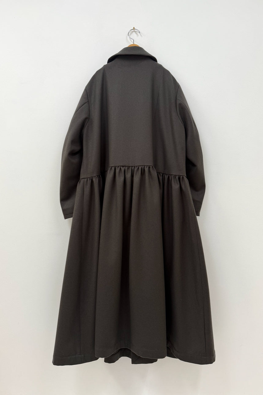 夜色 : Yashoku　ギャザーピーコート