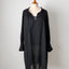 白く透ける玉    ギャザーチュニック (black)
