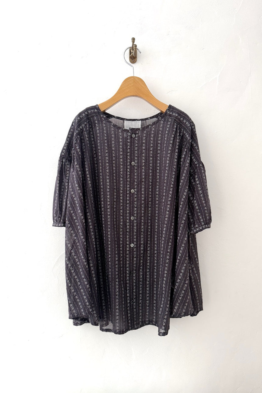 白く透ける玉    ノースリーブワンピース (black)