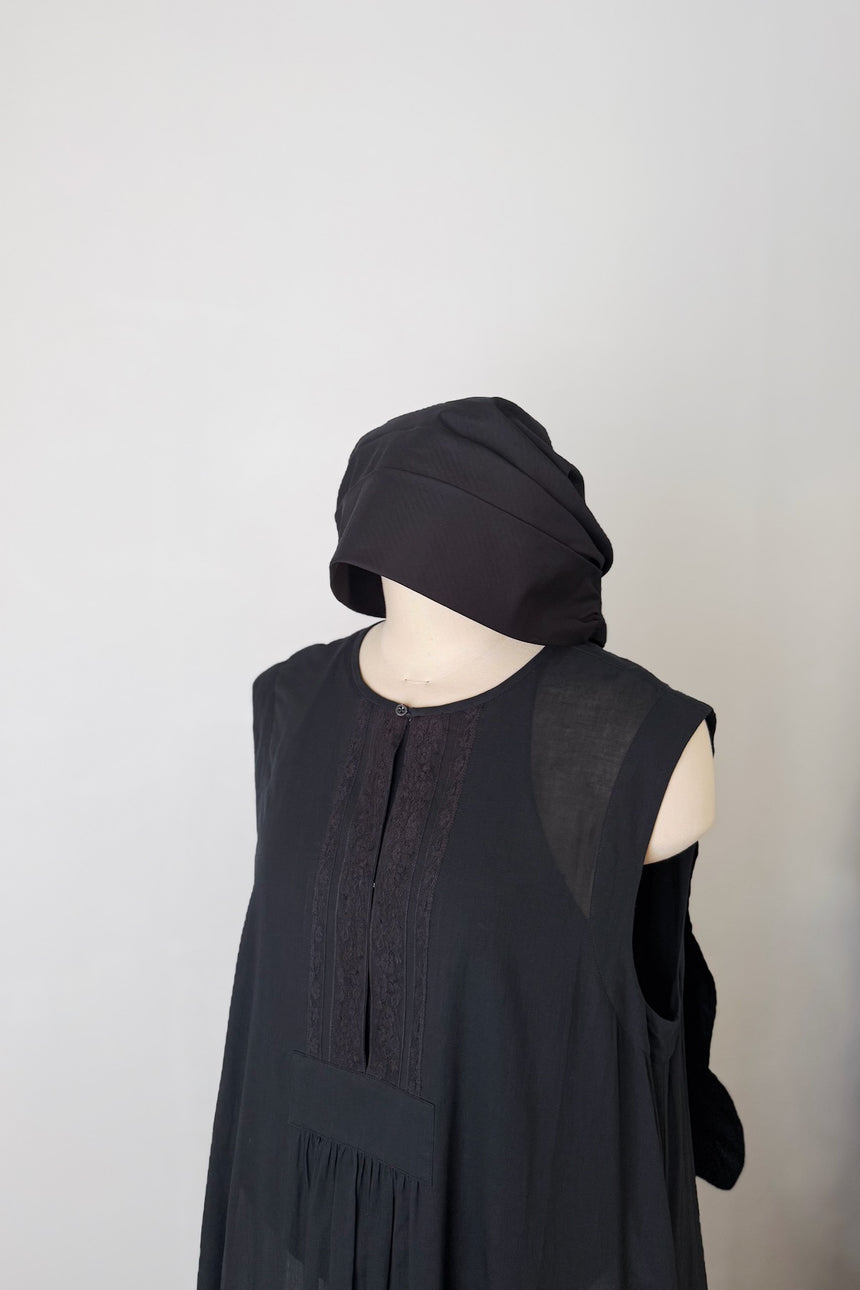 たまゆら    スカーフボンネ (black)