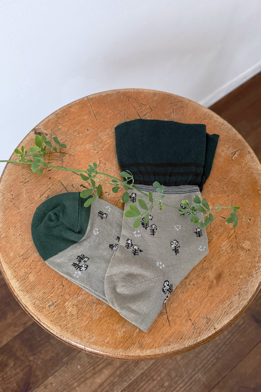 刺繍のワンピース（オーカー）