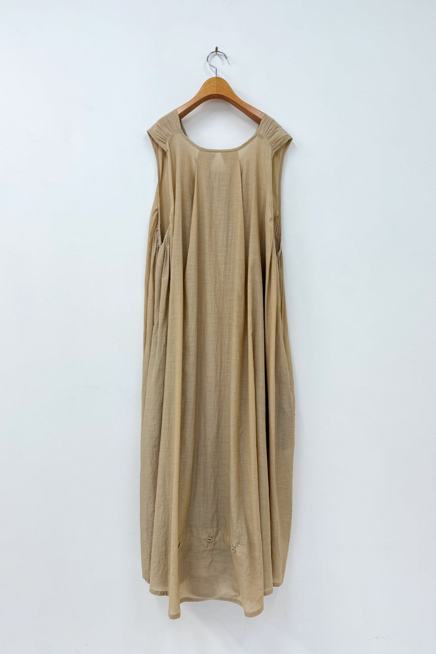 葉影のリズム　ドレープワンピース