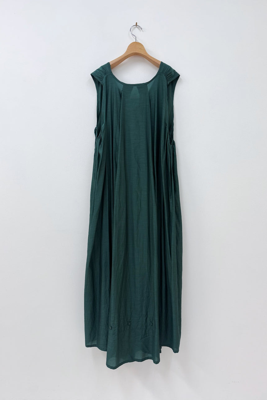 葉影のリズム　ドレープワンピース