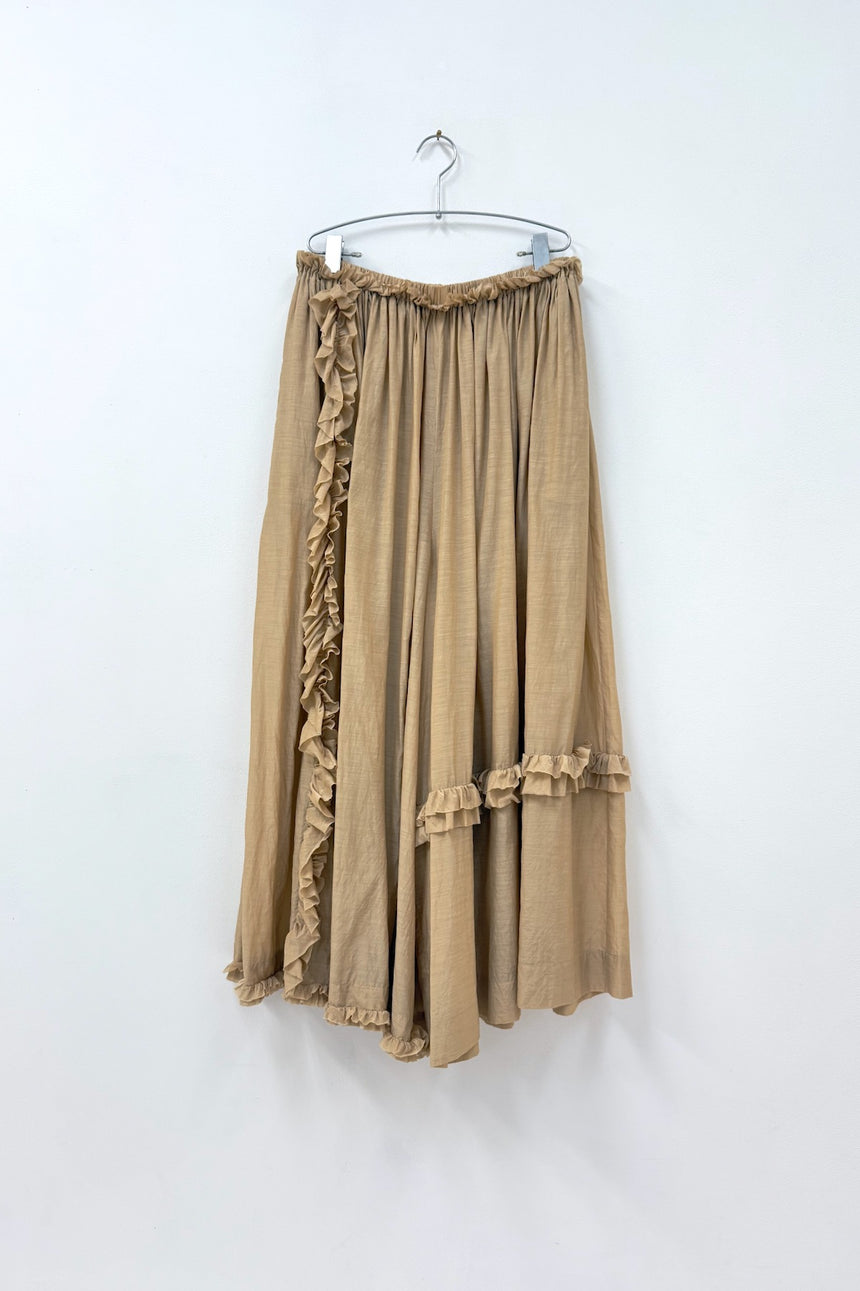 葉影のリズム　ギャザーパンツ