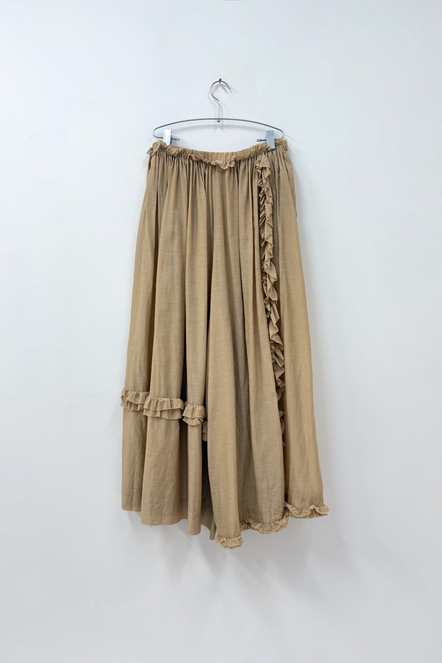 葉影のリズム　ギャザーパンツ