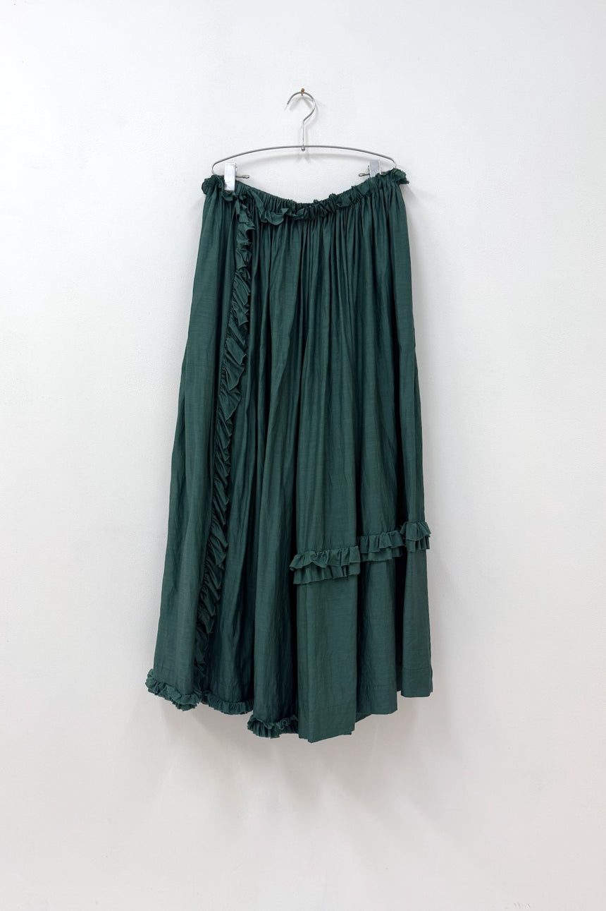 葉影のリズム　ギャザーパンツ