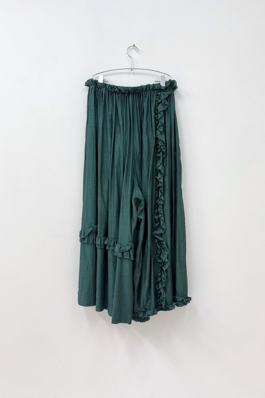 葉影のリズム　ギャザーパンツ