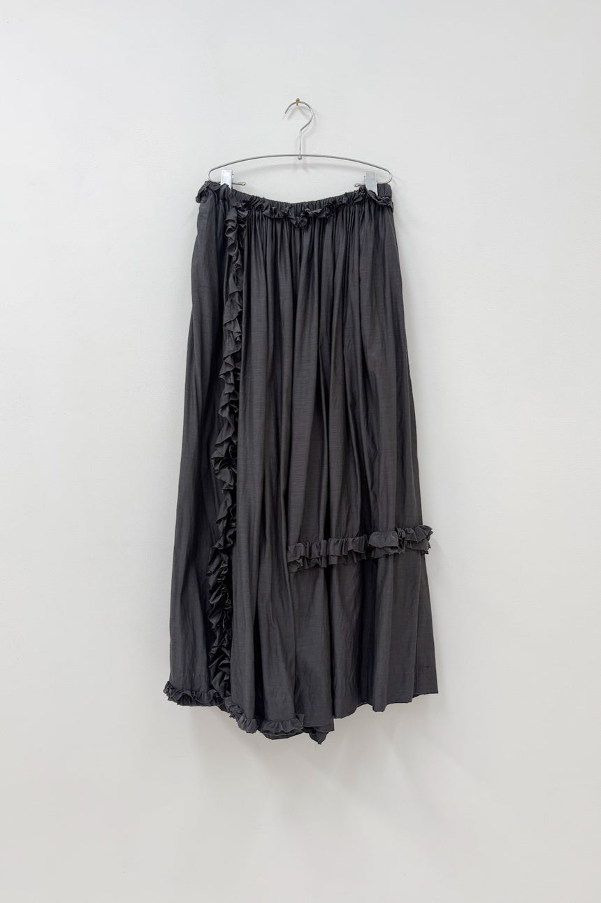 葉影のリズム　ギャザーパンツ