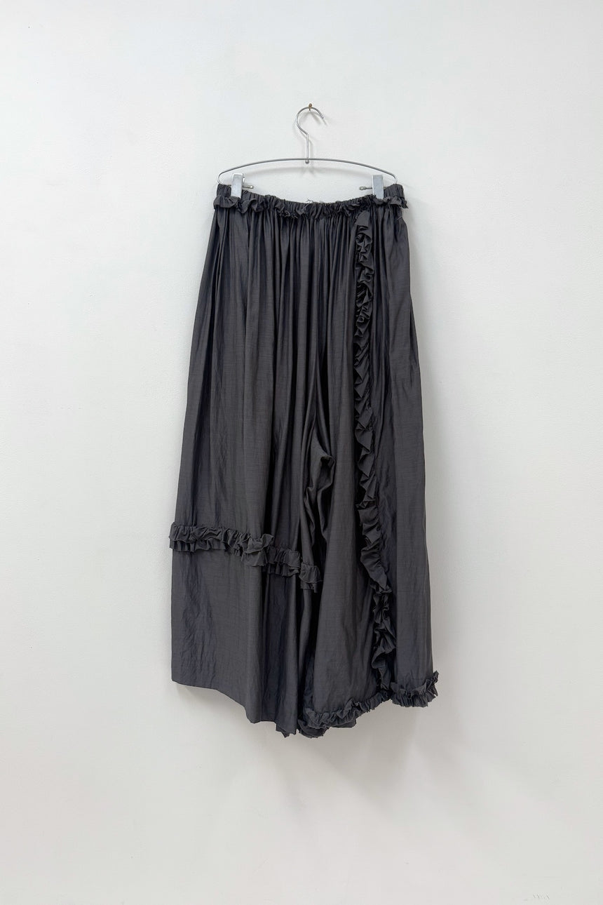 葉影のリズム　ギャザーパンツ