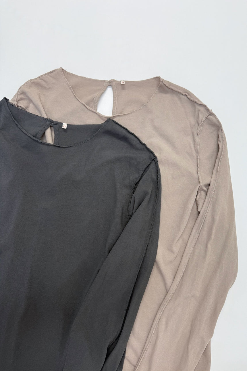 波紋の仕事　ボックススリーブブラウス