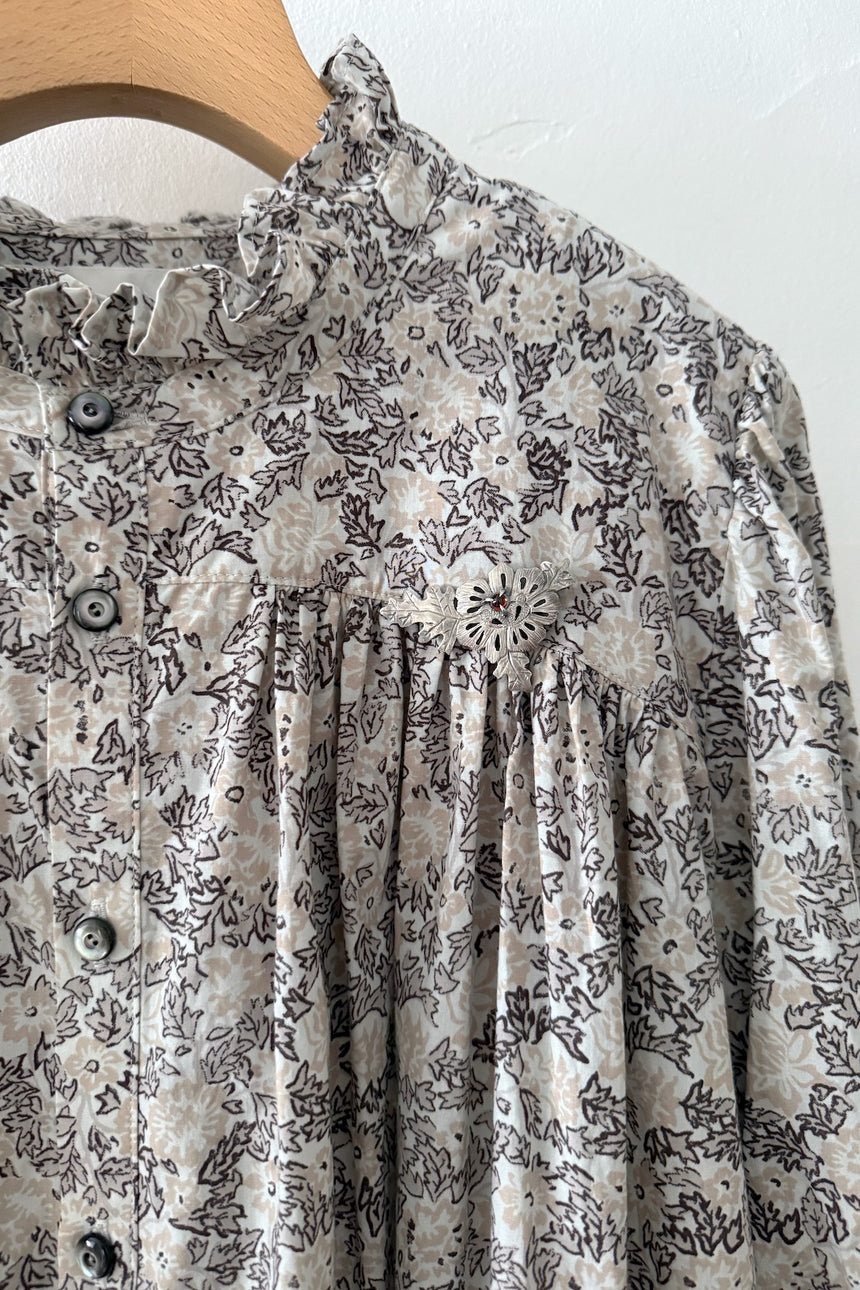 【天野ミサ】ブローチ「霞の空 2」