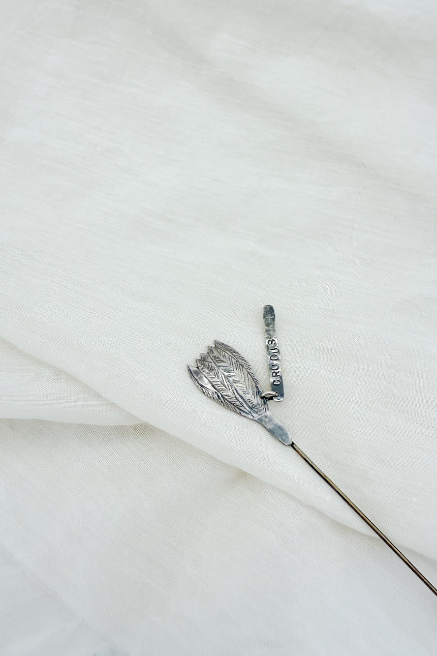 【天野ミサ】 ハットピン「サフランの花」