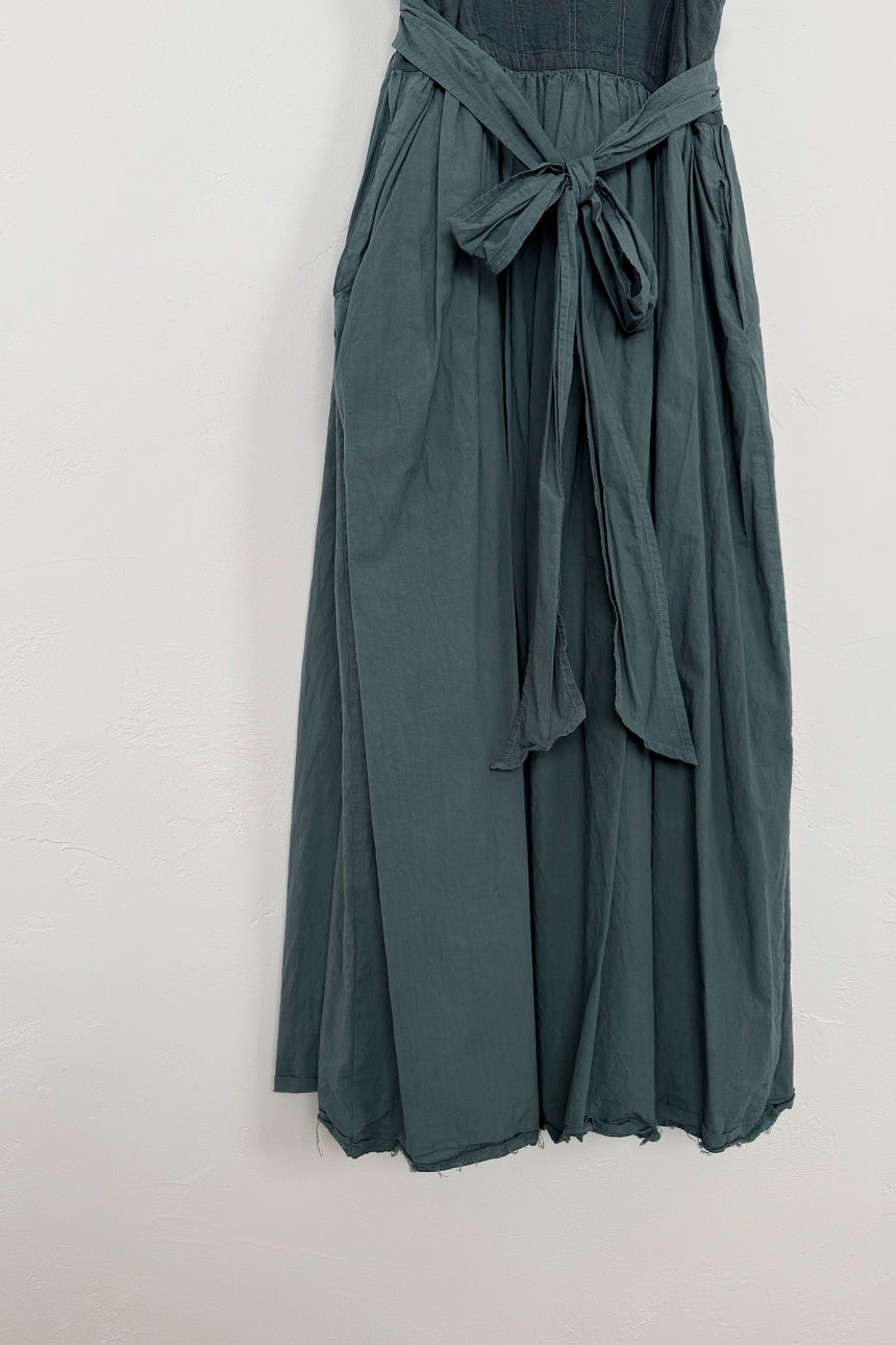 【直営店限定カラー】あしたのくに　刺繍ドレス（peacock green）