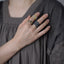 【jona × GASA＊】  ripples ring_白 (M)