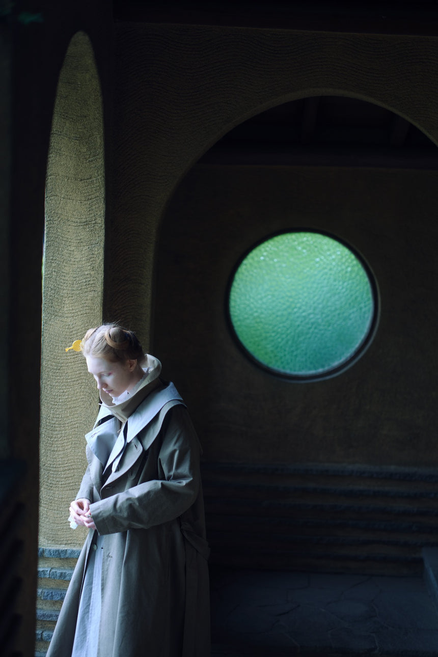 繊月 : Sengetsu　ワイドトレンチコート