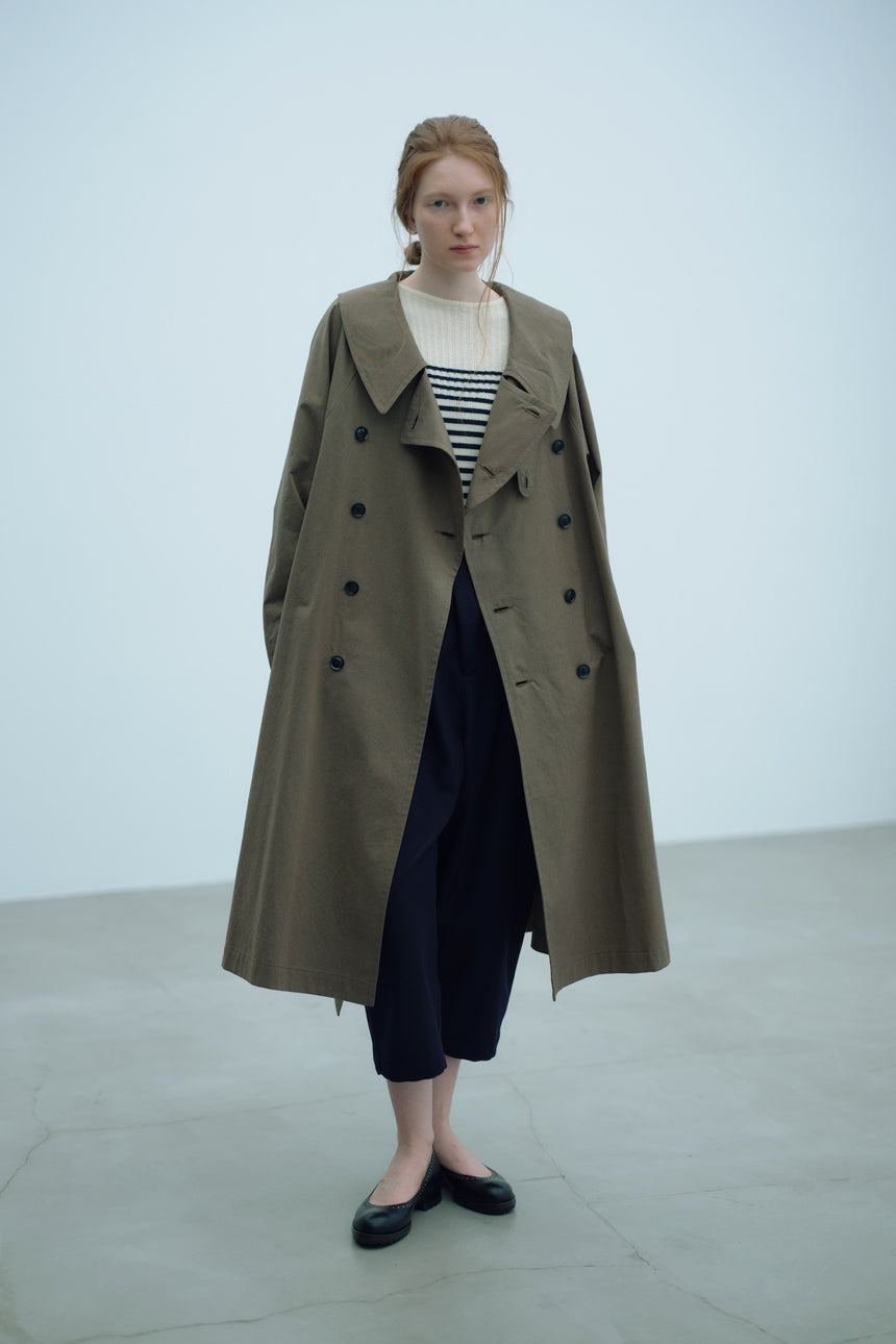 繊月 : Sengetsu　ワイドトレンチコート