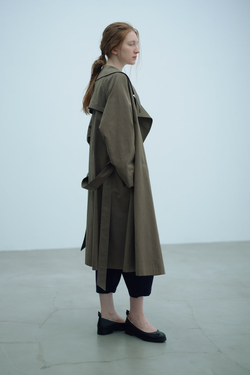 繊月 : Sengetsu　ワイドトレンチコート