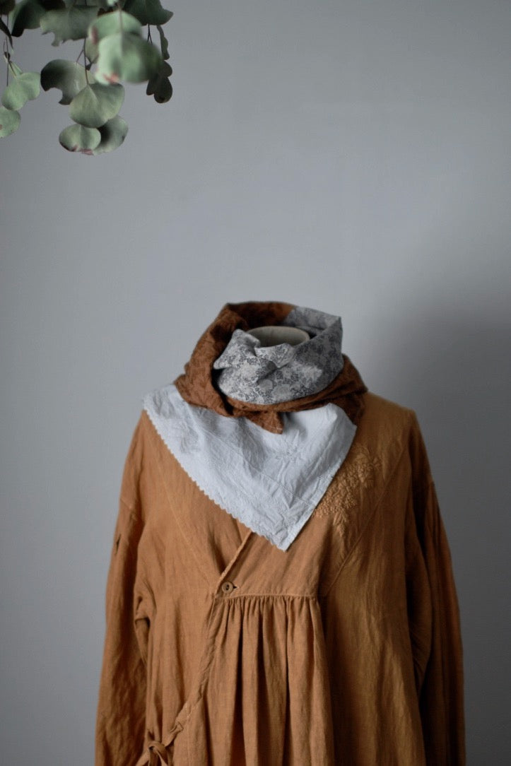 かわり種の花々　キモノスカート