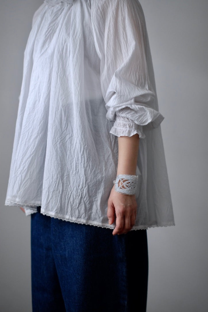 【JoJo】バングルブレスレット(ホワイト・ダークグレー)